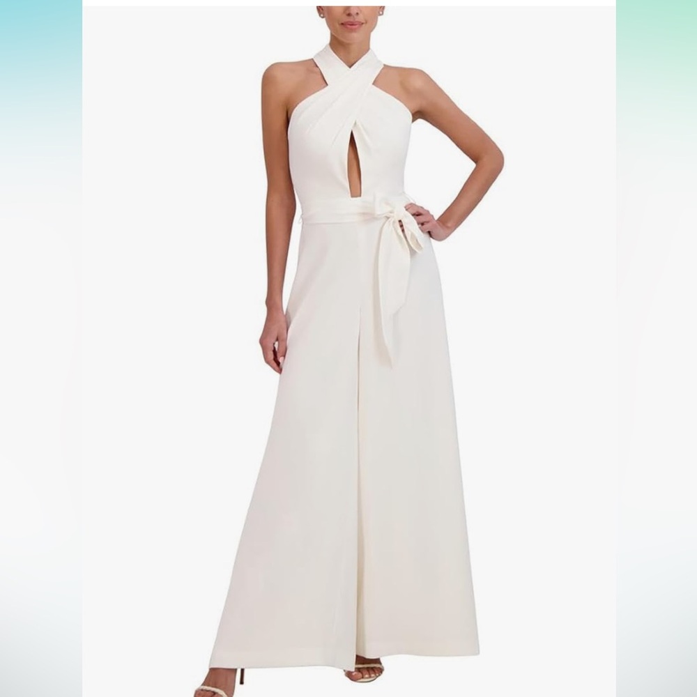 BCBGMAXAZRIA Garth Halter Jumpsuit size 8 NWT - Picture 2 of 9
